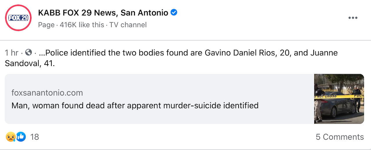 Gavino Ríos y Joanne Sandoval procrearon a una niña que aún no cumple un año