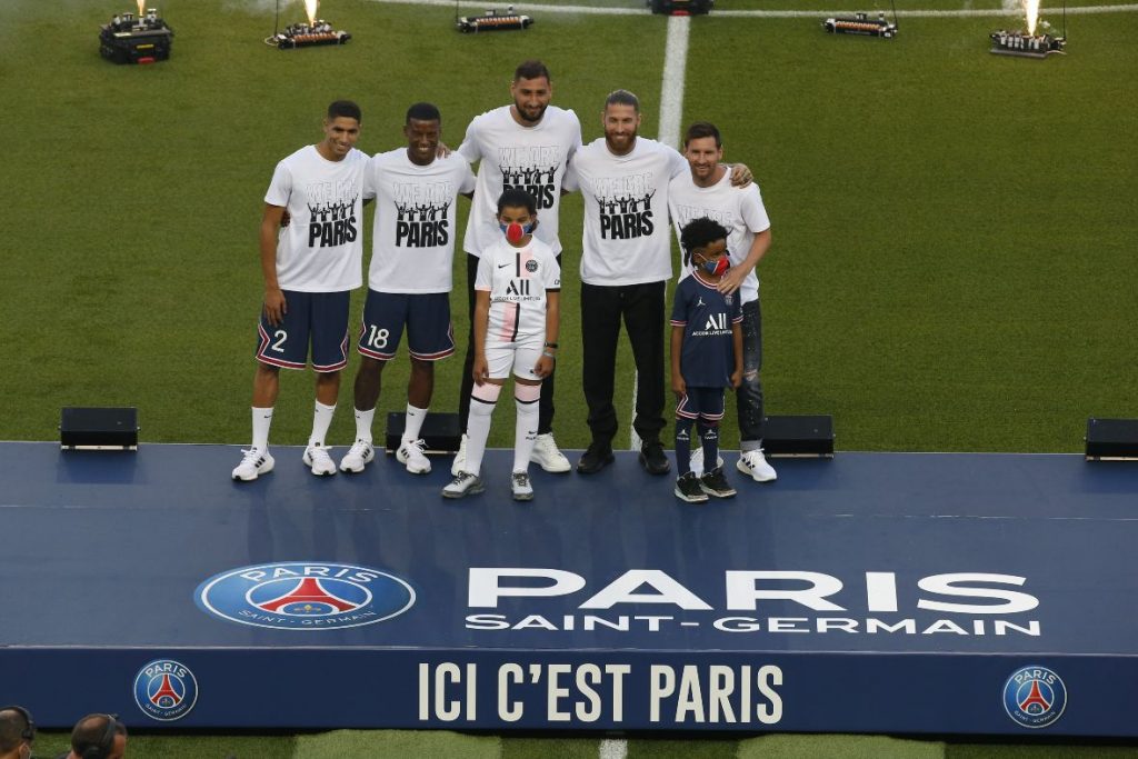 Messi presentacion PSG